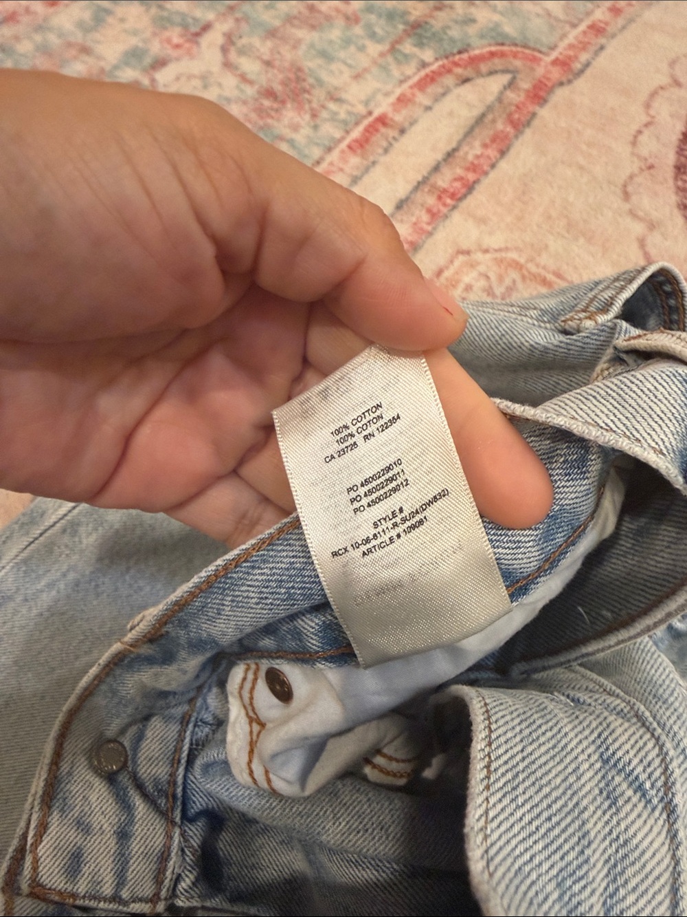 Denim Forum by Aritzia The Farrah High-Rise Wide-Leg Jeans Blue Light Wash - Picture 5 of 7